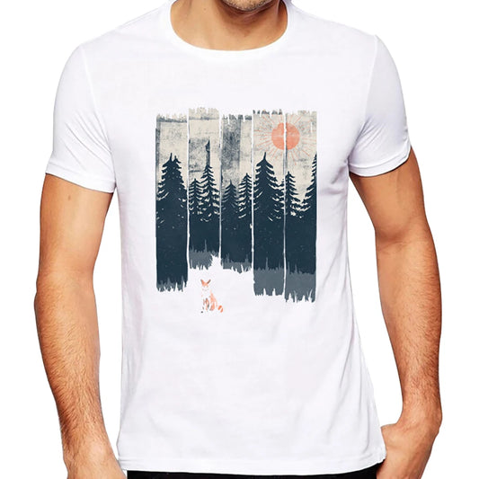 Forest Fox T-Shirt - GyaruStreetStyle